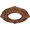 Ekena Millwork Benson Ceiling Medallion (Fits Canopies up to 4 1/8"), 9"OD x 4 1/8"ID x 5/8"P, Polished Copper CM09BNPOS - alternate 3